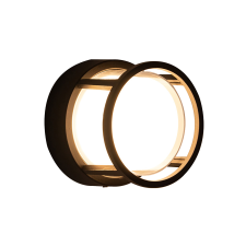 KLAUSEN Feiss 4 fekete LED kültéri fali lámpa (KL121027) LED 1 izzós IP65 kültéri világítás