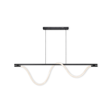 KLAUSEN Fiora SP1 fekete LED függesztett lámpa (KL142077) LED 1 izzós IP20 világítás