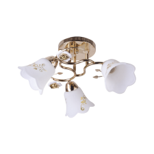 KLAUSEN Fucsia 3 arany mennyezeti lámpa (LY-3095) E27 3 izzós IP20 világítás