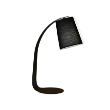 KLAUSEN Gallant TL1 fekete asztali lámpa (108008) E27 1 izzós IP20 világítás