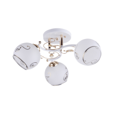 KLAUSEN Gina 3 fehér-arany mennyezeti lámpa (LY-3101) E27 3 izzós IP20 világítás