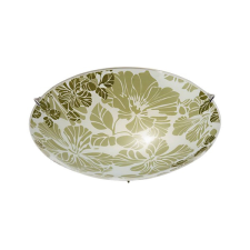 KLAUSEN Grace D300 fehér-zöld mennyezeti lámpa (KL5821) E27 1 izzós IP20 világítás