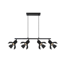 KLAUSEN Hook SP4 fekete függesztett lámpa (KL114005) GU10 4 izzós IP20 világítás