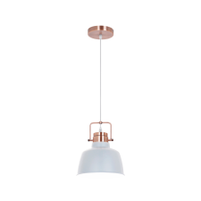 KLAUSEN Industry SP1 szürke-réz függesztett lámpa (KL6246) E27 1 izzós IP20 világítás