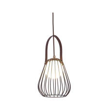 KLAUSEN Memory SP1 fekete-barna függesztett lámpa (111099) G9 1 izzós IP20 világítás