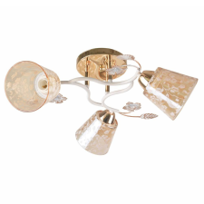 KLAUSEN Mennyezeti lámpa, Karma LY-3351, 3 x E27, arany + antik fehér + bézs világítás