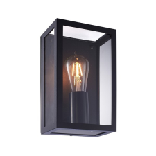 KLAUSEN Power 1 fekete kültéri fali lámpa (KL131006) E27 1 izzós IP44 kültéri világítás