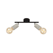 KLAUSEN Simply AP2 fekete-terazzo mennyezeti lámpa (KL162011) E27 2 izzós IP20 világítás