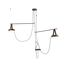 KLAUSEN Spectrum 3 fekete LED függesztett lámpa (142033) LED 1 izzós IP20 világítás