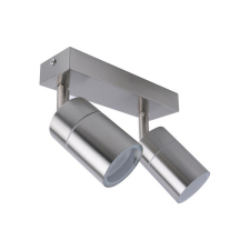 KLAUSEN Strong 2 króm kültéri mennyezeti lámpa (KL132004) GU10 2 izzós IP44 kültéri világítás