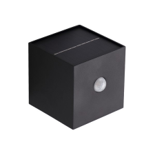 KLAUSEN Sunny fekete LED kültéri napelemes fali lámpa (KL190001) LED 1 izzós IP44 kültéri világítás