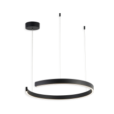 KLAUSEN Theia SP1 fekete LED függesztett lámpa (KL142083) LED 1 izzós IP20 világítás