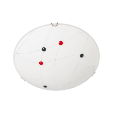 KLAUSEN Venus D400 fehér-króm mennyezeti lámpa (KL5943) E27 2 izzós IP20 világítás