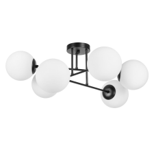 KLAUSEN Zhara PL6 fekete mennyezeti lámpa (KL100074) E27 6 izzós IP20 világítás