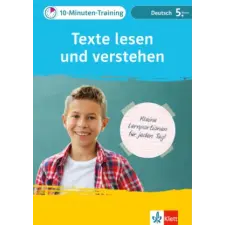  Klett 10-Minuten-Training Deutsch Texte lesen und verstehen 5. Klasse idegen nyelvű könyv
