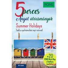 Klett Kiadó 5 perces angol olvasmányok - Summer Holidays nyelvkönyv, szótár