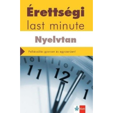 Klett Kiadó Érettségi - Last minute - Nyelvtan tankönyv