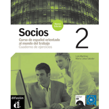 Klett Kiadó Socios 2. Nueva edícia Cuaderno de ejercicios nyelvkönyv, szótár