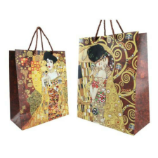  Klimt A Csók Ajándéktáska - Papír - 20x25x10cm ajándéktasak