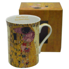 Klimt porcelán bögre - 250 ml - The Kiss/Életfa ajándéktárgy