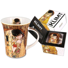 Klimt porcelán bögre díszdobozban 350 ml - The Kiss - CARMANI bögrék, csészék
