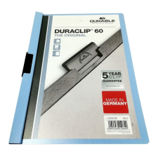  Klipmappa DURABLE Duraclip A/4 60 lapig kék mappa