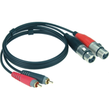  Klotz KL-AT-CF0100 2x XLR-RCA, 1 m hosszú kábel kábel és adapter