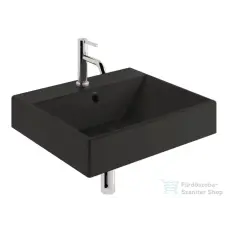 Kludi RESA 61x50,5 cm-es fali mosdó, matt fekete 59WW6139 szaniter