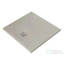 Kludi TERRA 80x80 cm-es RAKSOLID zuhanytálca szifon nélkül, matt világosszürke 08DW09O2 kád, zuhanykabin