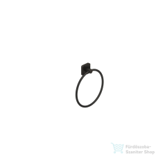 Kludi VELA S törölközőtartó gyűrű, szálcsiszolt fegyvermetál 25978N2 fürdőszoba kiegészítő