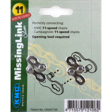 KMC Összekötő Láncszem 11 Seb (5,50 mm) Ezüst kerékpár és kerékpáros felszerelés