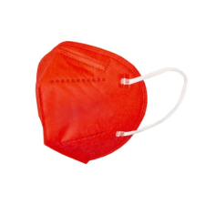  KN95 FFP2 maszk szájmaszk színes - piros (egyesével csomagolva) tisztító- és takarítószer, higiénia