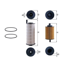KNECHT Üzemanyagszűrő Knecht KX 646KIT üzemanyagszűrő