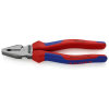 Knipex 02 02 200 SB Erő kombifogó feketére foszfátozott 200 mm