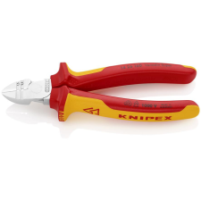 Knipex 14 26 160 SB Huzalcsupaszító-oldalcsípőfogók krómozott VDE 160 mm fogó