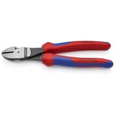 Knipex 74 02 200 SB Erő-kímélő oldalcsípőfogó feketére foszfátozott 200 mm fogó