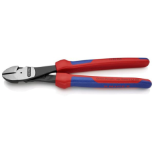 Knipex 74 02 250 SB Erő-kímélő oldalcsípőfogó feketére foszfátozott 250 mm fogó