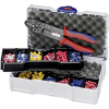 Knipex 97 90 26 Krimpelő fogó készlet 301 részes Szigetelt kábelsaruk, Szigetelt dugós csatlakozó 1.5 ... 6 mm2 (97 90 26)