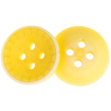 Knoflíky Žirovnice Žirovnice 1,5 cm sárga, 348778E, 6 darabos készlet rövidáru