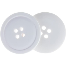 Knoflíky Žirovnice Žirovnice 3 cm fehér, 349889B, 3 darabos készlet rövidáru
