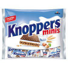 Knoppers minis 200g csokoládé és édesség