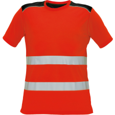  KNOXFIELD Hi-Vis póló piros L láthatósági ruházat