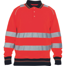  KNOXFIELD HV galléros pulóver piros XXL láthatósági ruházat