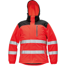 KNOXFIELD HV téli dzseki piros 2XL láthatósági ruházat
