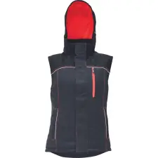  KNOXFIELD LADY bélelt antracit/piros XS munkaruha