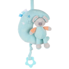 KOALA Zenélő baby plüss - kék koala - 25cm plüssfigura