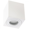 Kobi Felületre szerelhető HALOGEN lámpatest Vízálló alumínium SPOT CSŐ 95mm IP44 Fehér AQUARIUS SQUARE Kobi