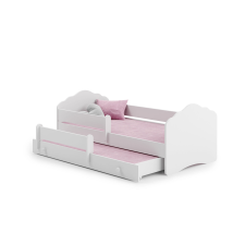 Kobi Franciaágy Wave 160x80 fehér gyermekágy