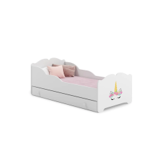 Kobi Gyermekágy Anna 160x80 fiókkal - Egyszarvú szarva kiságy, babaágy
