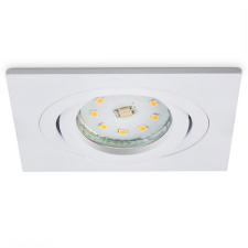 Kobi Halogén süllyesztett lámpa GU10 MR16 OH28 négyzet alakú mozgatható matt fehér Kobi világítás